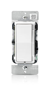 Leviton Decora slide dimmer close-up showing smooth brightness control