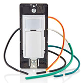 Leviton DOS05-1LZ occupancy switch front view for hands-free lighting