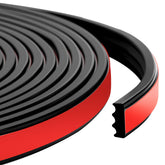 LEWEREST ribbed rectangle seal on a car hatch for weather protection