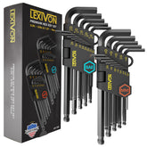 LEXIVON LX-132 Allen wrenches set neatly organized for quick size selection and durability
