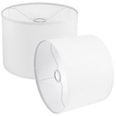 LEYINPEI white drum shade top view with modern, soft diffusion