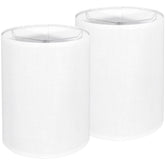 LEYINPEI tall lampshade with 10in top and bottom, 13in height, diffuse lighting.