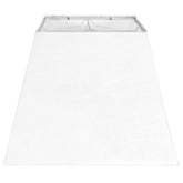 LEYINPEI white lampshade top view, compact 8x8 opening for table lamps.