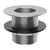 Leyso bar sink drain in stainless steel with a 2-inch body diameter for rugged daily use.