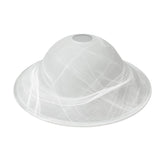 LHLYCLX antique glass lamp shade for floor lamp with white alabaster finish, timeless warmth