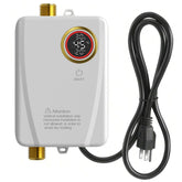 Lianfengymx tankless water heater compact dimensions—front-view, ideal for space-saving under counters.