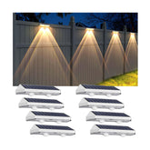 LIANGLOME solar fence lights in packaging box for gifting.