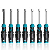 LIBRATON hollow nut driver set SAE 7 pieces with long reach