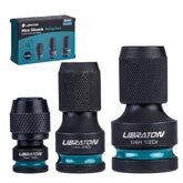LIBRATON quick-change chuck enables fast bit swaps for efficient work.
