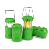 Lichamp four-pack LED camping lanterns provide broad, safe campsite lighting
