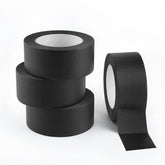 Lichamp black painter's tape 2in rolls for bulk projects with neat, clean lines