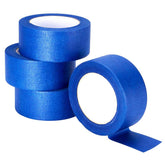 Lichamp blue painter tape 2in roll on wall for clean paint edges.
