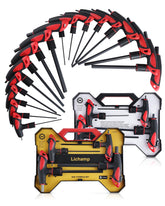 Lichamp T-handle Allen wrench set anti-slip handles for secure grip and control.