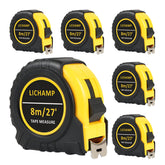 Lichamp tape measure 27ft retractable for quick room layouts.