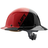 LIFT Dax helmet with fiber-resin shell for durable impact protection on job sites.