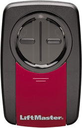 LiftMaster 380UT remote front view, compact design for easy carrying and universal compatibility