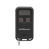 LiftMaster 890MAX remote front view, pocket-ready design for quick access.