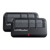 LiftMaster 893Max remote front view highlighting three-button versatility.