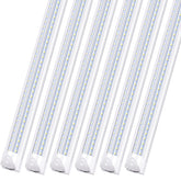 LIGHEART 8FT LED shop light with linkable connectors for scalable coverage in workspaces