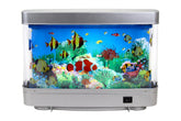 Lightahead Sensory Aquarium Lamp front view with moving fish for calming focus