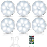 Lightbiz motion sensor puck light pack illuminates closets with automatic on/off convenience