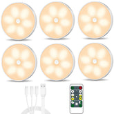 Lightbiz warm color LED closet light with motion sensor for night visibility
