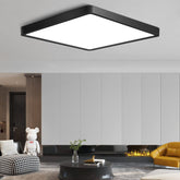 LightingWill 12-inch square LED ceiling light provides 5000K daylight and even brightness.