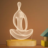 Lightzz Yoga Lamp base LED shows sturdy bedside lighting