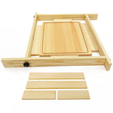 LILXIU Juice Groove Router Jig assembly shows precise groove guidance.