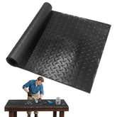 LILXIU workbench mat plain top view; durable PVC surface ready for heavy projects