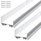 Lineshading door sweep package with accessories ready for easy installation and draft prevention.