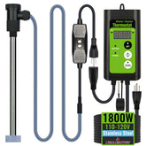 LINGLONGTEMP 1800W submersible heater warms pools quickly with durable build