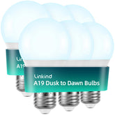 Linkind Dusk to Dawn outdoor bulb auto-on at night.