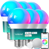Linkind smart bulb remote control for easy lighting adjustments