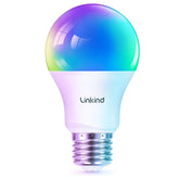 Linkind WiFi Smart Light Bulb color changing creates vibrant home ambiance.