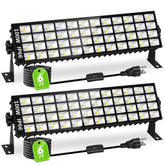 Linstaine LED Shop Lights 100W front view delivers bright daylight output for garages.