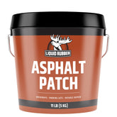 Liquid Rubber Asphalt Patch 11lb pail ready-to-use pothole repair for driveways.
