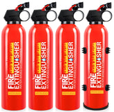 Lirches home wall-mount fire extinguisher, 620ml, ready for quick access.