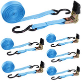 LISHINE 1inch tie-down strap 20ft overview for secure motorcycle and gear transport.