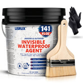 LISRUX Invisible Waterproof Agent bottle pour demonstrating easy home sealing.