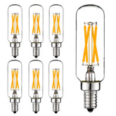LiteHistory dimmable LED bulb with warm 2700K glow for chandeliers.