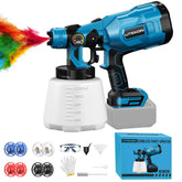 LITEKON cordless paint sprayer assembly enables quick, even coverage on large surfaces.