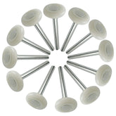 Litepak garage door roller wheel with nylon shell for smooth, quiet operation.