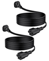 LitStar 6ft flat plug with right-angled design keeps outlets accessible behind furniture.