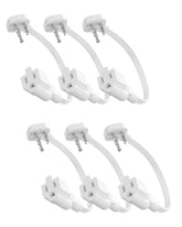 LitStar flat-plug 1ft white saves space in tight outlets.