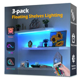 Little Joke shelf light 20-inch LED strip on a shelf for ambient lighting