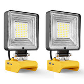 LIVOWALNY 30W work light front view showing bright, even illumination for any workspace