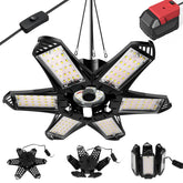 Livowalny LED Work Light front view delivers bright daylight illumination for garages.