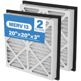 LIWEDFG 20x20x3 MERV-13 filter closeup captures dust and allergens