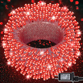 LJLNION 300 LED Valentines Lights on copper wire for vibrant indoor or outdoor decor.